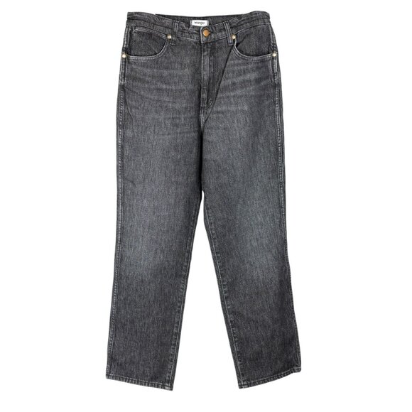 Wrangler's Women's W30 L28  High Rise Straight Wild West Black NWT - Picture 1 of 8